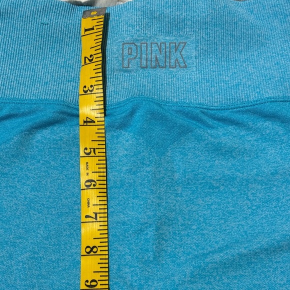 Victoria secret women’s PINK ACTIVE LEGGINGS teal size small - Picture 10 of 12